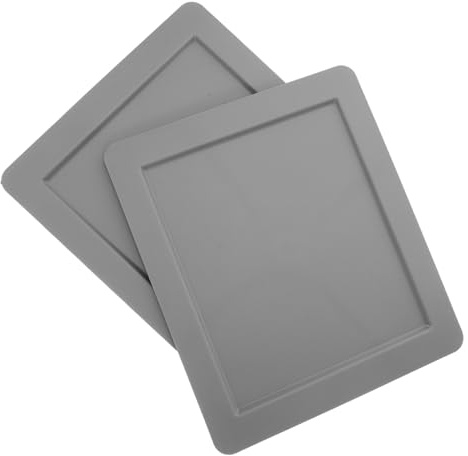 TOBBOMEY 2-Teiliges Spielküchen Zubehör Backblech Für Kinder Realistisches Ofenblech Kunststoff Kreatives Backgeschirr Für Indoor Und Outdoor Kochspielzeug