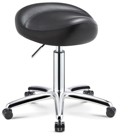 Höhenverstellbarer Sattelhocker für Zahnarzt, Salon, Massage und Büro – ergonomischer Komfort