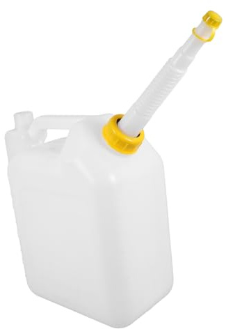 NOLITOY 4l Thickened 2 Stroke Engine Oil Mixing Bottle Fuel Dispenser Pipe for Chainsaws Trimmers and Brushcutters, Graduated Petrol Fuel Measuring Container for Outdoor Power Equipment