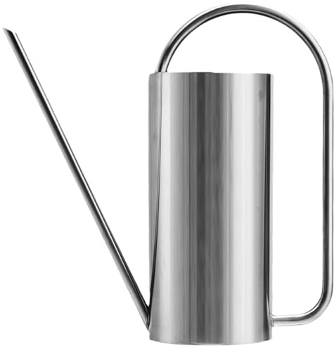 DOITOOL Edelstahl Gießkanne mit Langem Ausguss Wasserfester Metall Bewässerungstopf für Zimmerpflanzen und Bonsai Langlebiges Gartengerät für Innen Außenbereich