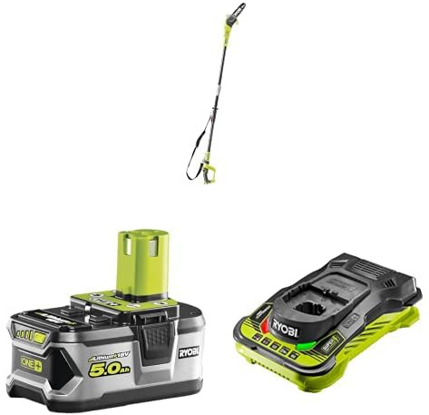 RYOBI OPP1820 Pole Pruner + 5ah Battery & Charger