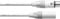 CORDIAL Cable micro XLR 10 m blanco Cable Microfono Peak simétrico