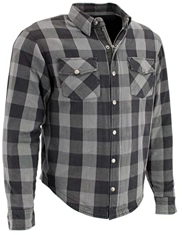 Milwaukee Performance Chemise de Motard en Flanelle à Carreaux avec aramide
