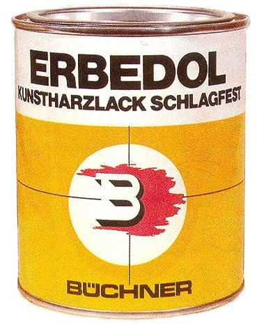 Erbedol DEUTZ GRAU06 7231 Büchner Lack Kunstharzlack Farbe 750ml 0323 3860