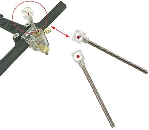 ZSHJG 2 pcs Recurve Bogen Sight Pin Bogenschießen Ziel Anvisier Pin Bogen Anblick Ersatz Pin Spare Scope Sight Pins für Recurve Bogen Visier
