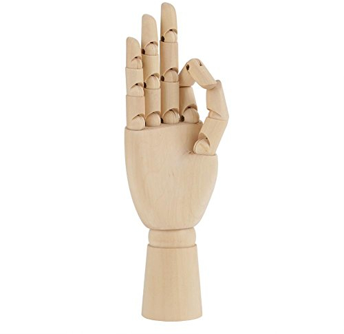 Garosa Kunst Mannequin Frauen Hand Skulptur Holz Körper Künstler Modell Gelenk artikuliert Modelle für Frauen Hand-Modell