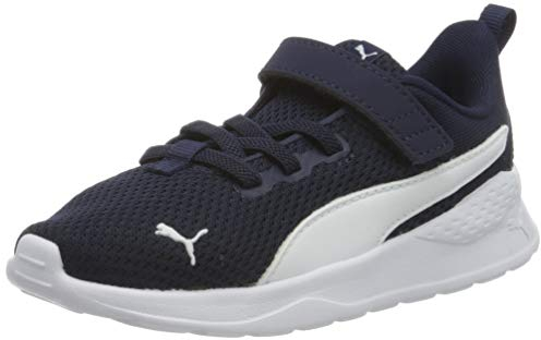 PUMA Anzarun Lite Ac+ Ps Unisex Kinder Sneaker, Peacoat Puma White, 28 EU