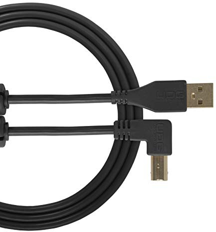 UDG Ultimate Audio Cable USB 2.0 A-B Black Angled 3m