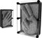 MikaMax - Pin Art XL - 3D Metal Pin Art - Grand - Jouet de bureau - Dimensions : 20 x 4 x 15 cm