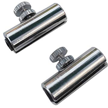 Cello-Dämpfer aus Messing, verstellbar, 2 Stück silber