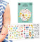Hautfreundliche Kindertattoos zum Aufkleben - Motiv DU & ICH, Freundschaftstattoos, Kinder-Tattoo Set mit 5 Bögen, Tattoos Kinder, 100% Vegan und Hergestellt in Österreich, JEKA