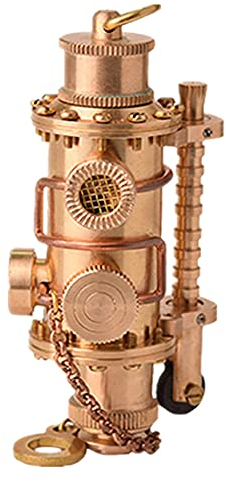 73HA73 U-Boot-Look Feuerzeug Aus Reinem Kupfer Antike Handgefertigte Steampunk-Kerosinfeuerzeug Retro Personality Vintage Collection (kein Kraftstoff)