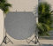 the carpet Mistra - robuster Teppich, modern, langlebig und pflegeleicht, In- und Outdoor, Wohnzimmer, ideal für Küche, Flur und Wintergarten, flachgewebt, Anthrazit, 120 x 120 cm Rund