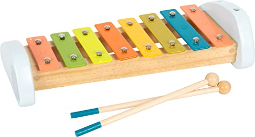small foot Xylophon Groovy Beats aus Holz, Instrument für Kinder, inkl. Notenblatt, ab 18 Monaten, 12254