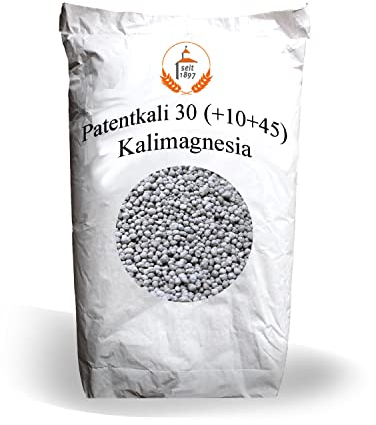 LanDixx Patentkali Kalidünger 30 (+10 +42,5) 25 kg Kalimagnesia Kaliumdünger Kartoffeldünger Rosendünger - Versorgt auch Ihr Gemüse mit wichtigen Nährstoffen