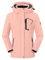 donhobo Damen Fleecejacke Winter Warm Softshelljacke Outdoor Skijacke Winddichte Wasserdicht Atmungsaktiv Regenmantel Funktionsjacke (Pink, XXL)