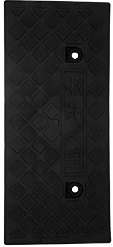 KIMISS Tragbare Rampe, Schwellenrampe, 5 cm, PP-Kunststoff, 5 cm Dick, Kunststoff, Bordsteinrampe, Tragbare Schwellenrampe für die Einfahrt von Autos, Ladedock-Zubehör (Schwarz)
