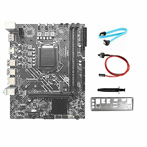 Seprendi H510 Gaming Scheda Madre+ SATA+Baffle+Grasso Termico LGA1200 DDR4 Gigabit LAN PCIE 16X per I3 I5 10/11Th Series CPU