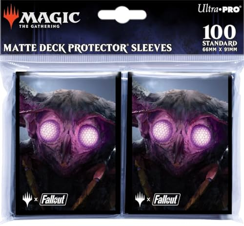 Ultra PRO - Fallout 100ct Deck Protector® Sleeves - The Wise Mothman - for Magic: The Gathering, Exclusive Protective Collectible Trading Card Game Artwork Sleeves Pack