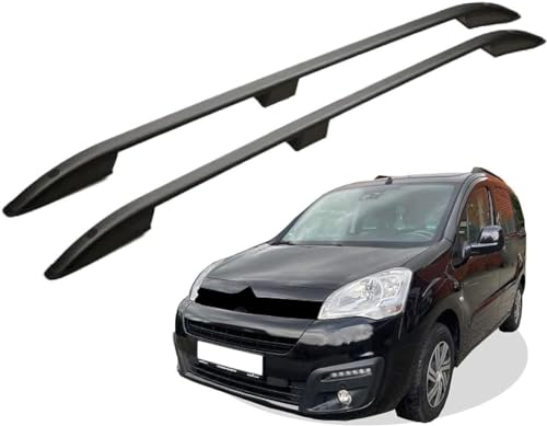 2 Stück Dachgepäckträger Auto für Citroen Berlingo 3 L2 2018, Dachträger Reling Aluminium Abschließbar Diebstahlsicheres Auto Zubehör