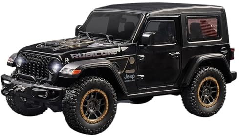 EMRGAZQD Motorfahrzeuge Replika Auto 1/18 for Jeep Wrangler Robin Hood Maßstab Fertigmodell Auto Druckguss Geländewagen Mit Ton Und Licht Originalgetreue Nachbildung