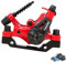 JISADER Freno a Disco Meccanico per Bici, Pinza Freno a Disco, Riparazione Doppio pistone, Freno a Disco per Bicicletta per Mountain Bike, Bici da Strada, Rosso, Davanti
