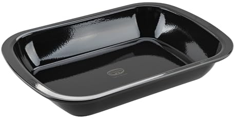 Dr. Oetker Back-Idee Creative Enamel Dessert and Casserole Dish 39.5 x 28 x 6.5 cm - Heat Resistant up to 400 °C, Cut Resistant, Scratch-Resistant, Suitable for Induction Cookers