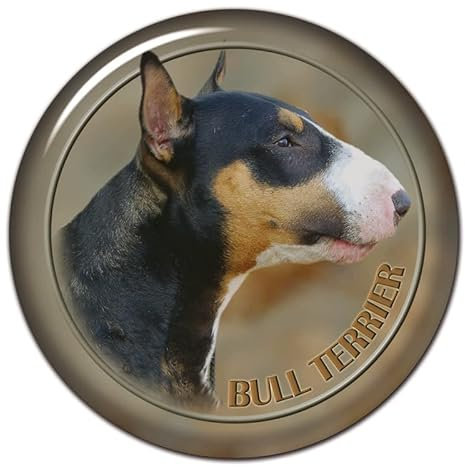 S30482 13CM 15CM 17CM PVC Aufkleber Bullterrier Hund V4 Autoaufkleber Wasserdicht für Stoßstange hinten (3)