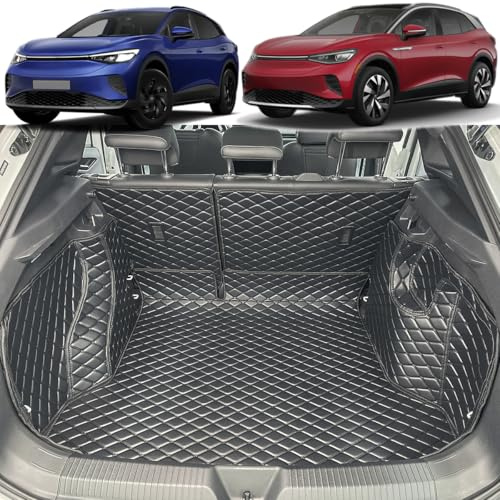 7DEEKEI Kofferraumwanne für VW ID.4 Oberer Ladeboden 2020-2026 &VW ID.5 | Wichtiger Hinweis: Zubehör passt in variablen (verstellbaren) Ladeboden