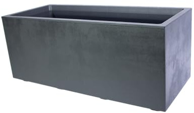 mgc24 Millennium Pflanzkasten mit Wasserspeicher 59 x 25 x 25 cm anthrazit | großer Hochbeet‑Kasten für Garten, Terrasse & Balkon | wetterfest & UV‑beständig