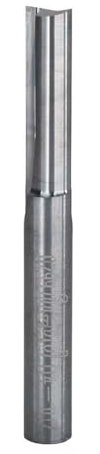 Freud 1/4 inch (diameter) double flute straight bit with 1/4 inch shank (04-107).