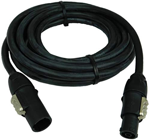 NWP Verlängerungskabel 5m powerCON True1 TOP Stecker auf powerCON True1 TOP Buchse - 3x1,5mm² - Gummischlauchleitung - Linkkabel