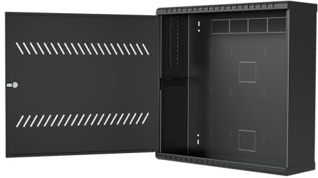 Stalflex Netzwerkschrank CCTV DVR 19 Zoll 3/4U 180mm - Hergestellt aus Stahl - Serverschrank für CCTV- und DVR-Zwecke - Computer- & Server-Racks