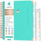 Clever Fox Wedding Planner – Notebook Organizer for Bride – Wedding Planning Binder Book with Pockets – Engagements Gift, 25.5x28cm (Turquoise)