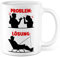 Angler Tasse Fischer Kaffeetasse Angeln Geschenk lustig Fischen Geschenkidee Witz Teetasse (Weiß)