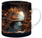 HUNYA Taza de Estantería | Taza de Café Amante del Libro | Taza de Estantería de Biblioteca de 11 Oz | Taza de Libro | Tazas de Cerámica de Estantería para Lectores | Regalos para Lectores