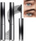 2pcs Judy/Doll 3D Curling Eyelash Iron-Strong Mascara, Waterproof Iron-Brush, Long Lasting Bristleless, Washable Lengthening, Smudgeproof Non-Clumping Black