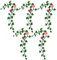 HEMOTON 5pcs Doll House Decors Miniature Floral Vine Model Mini Flowers Adornment Landscape