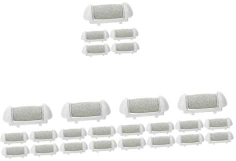 Healeved 5sets Electric Foot Callus Remover Foot File Roller Head Tool Refills 5pcs*5