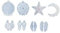 SEWOART 8 Stücke Dream Catcher Mold Dream Catcher Machen Werkzeug Silikon Dream Catcher Form