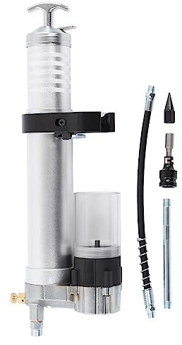 Grease Gun Adapter,Convert Pneumatic Tool, 12000PSI High Pressure Handheld Oiling Greaser Tool for Electric Drill