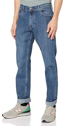 WRANGLER - Jeans Herren - Regular Fit - Red Kabel - Mid Stone