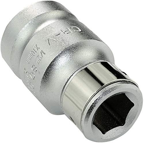 AERZETIX - C45222 - Adaptateur Réducteur Convertisseur pour Clé à Douille/Porte-Embout - 1/2 Femelle x 10mm Femelle - pour Clé/Cliquet Manuelle/Pneumatique - Hexagonale/6 Pans Allen - en Acier CR-V