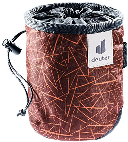 deuter Gravity Chalk Bag I Magnesiabeutel, redwood scratches-graphite