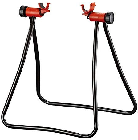 YUPVM Support de RéParation de VéLo Support de Coup de Pied Support D'Outils de Centrage Support pour Roues de VéLo Outils de Entretien, noir & rouge