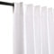 Bauernhaus-Vorhänge 127x213 cm, Weiß, Badezimmer-Fenstervorhänge, weißer 213.4 cm Vorhang, Baumwollvorhänge, Schlaufenvorhänge, weißer Flächenvorhang, Khadi strukturierte Baumwollvorhänge