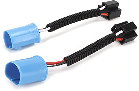 Kabelbaum-Scheinwerferbuchse, 2 Stück 9007-Stecker auf H4 9003-Buchse, Kabelbaumstecker-Adapter, Ersatz für Hummer H2-Scheinwerfer, 12 V-24 V