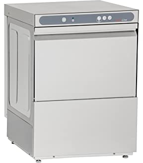 GastroHero ECOLINE-GSM40SL Gläserspülmaschine I Spülmaschine mit Laugenpumpe, Reiniger- und Klarspüldosierer I Korbmaß 40 cm I Geschirrspüler Gastronomie