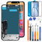für iPhone XR LCD Bildschirm Ersatz 6,1 Zoll für iPhone XR Bildschirm Ersatz A1984 A2105 A2106 A2108 LCD Display 3D Touch Digitizer Assembly Kit (Black INCELL)
