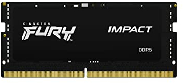 Kingston FURY Impact PnP 16GB 5600MT/s DDR5 CL40 SODIMM Gaming Speicher für Laptop Einzelnes Modul - KF556S40IB-16